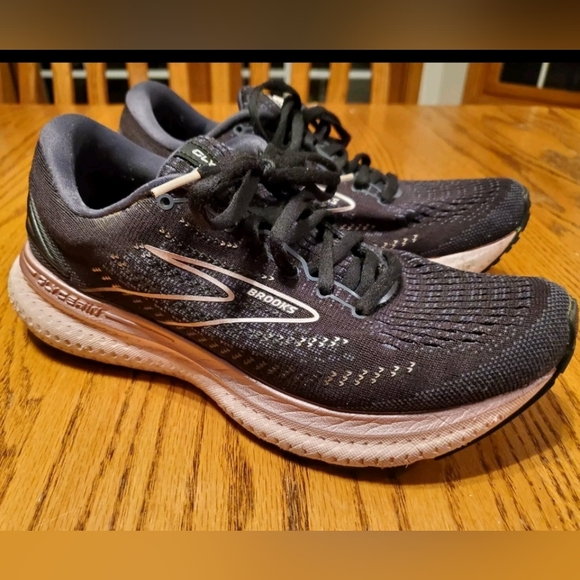 Brooks Glycerin 19 Women’s 8.5 B Shoes Black/Gray/Pink Running Fitness Neutral - Picture 1 of 11